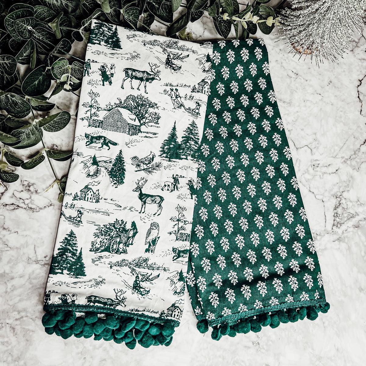 Forest Green Towels (2 Colors)