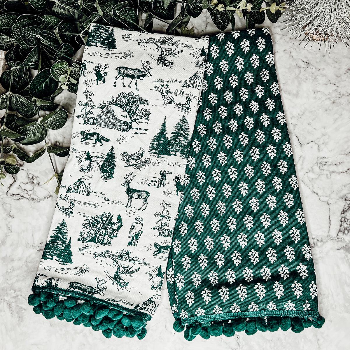 Forest Green Towels (2 Colors)