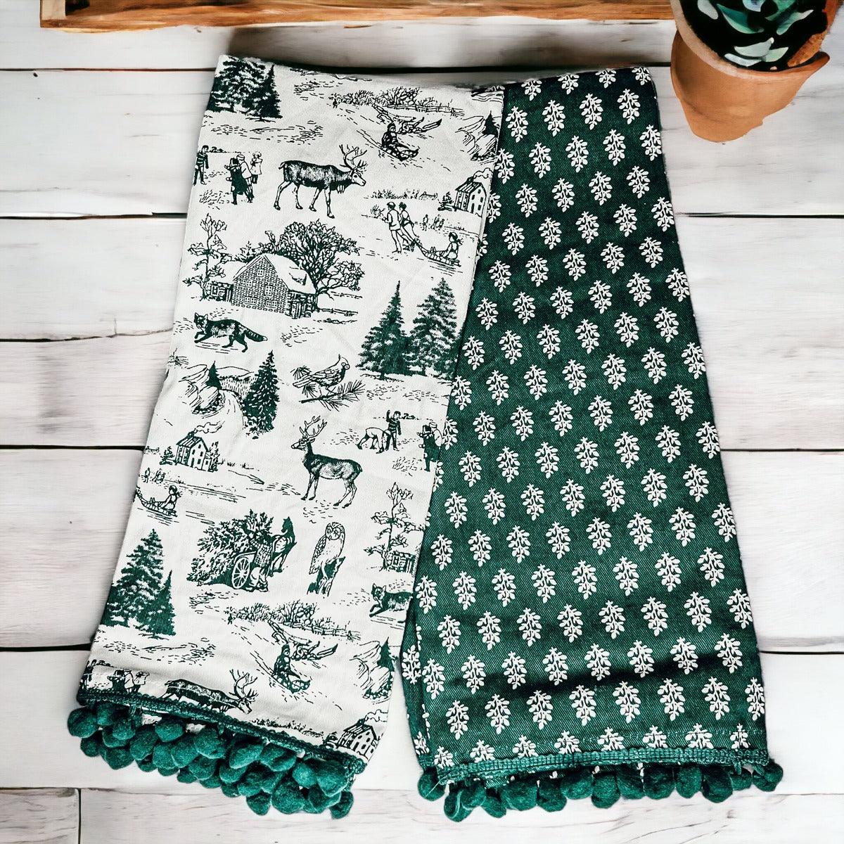 Forest Green Towels (2 Colors)