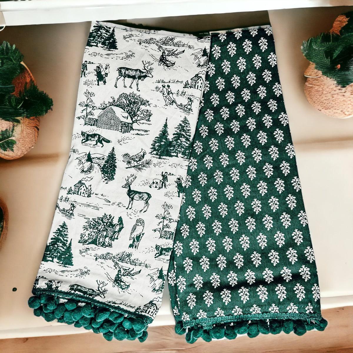 Forest Green Towels (2 Colors)