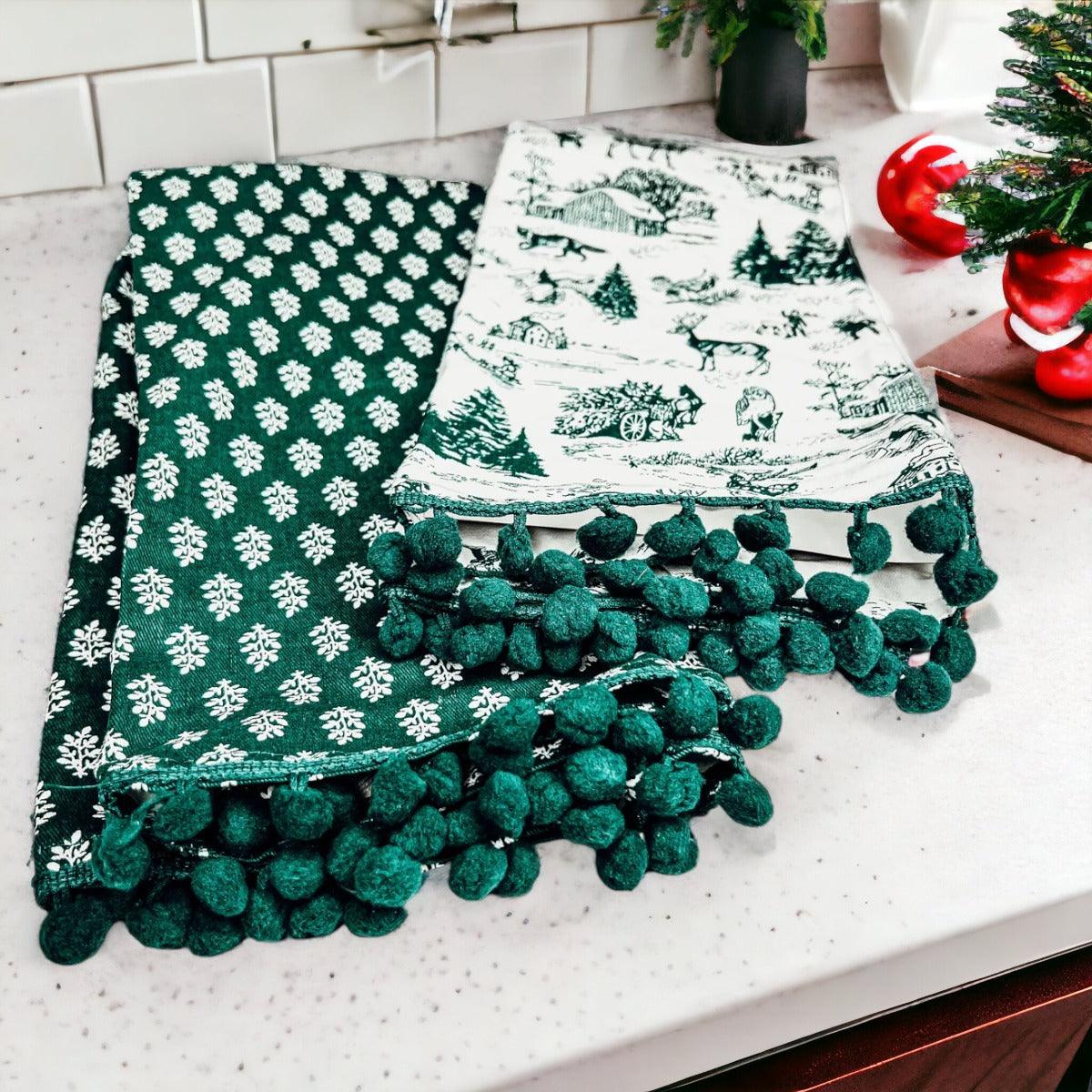 Forest Green Towels (2 Colors)