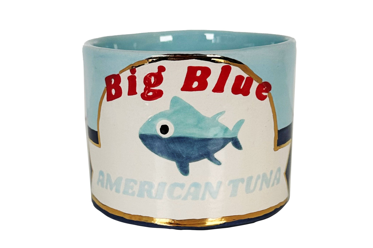"Canned" Tuna Vase