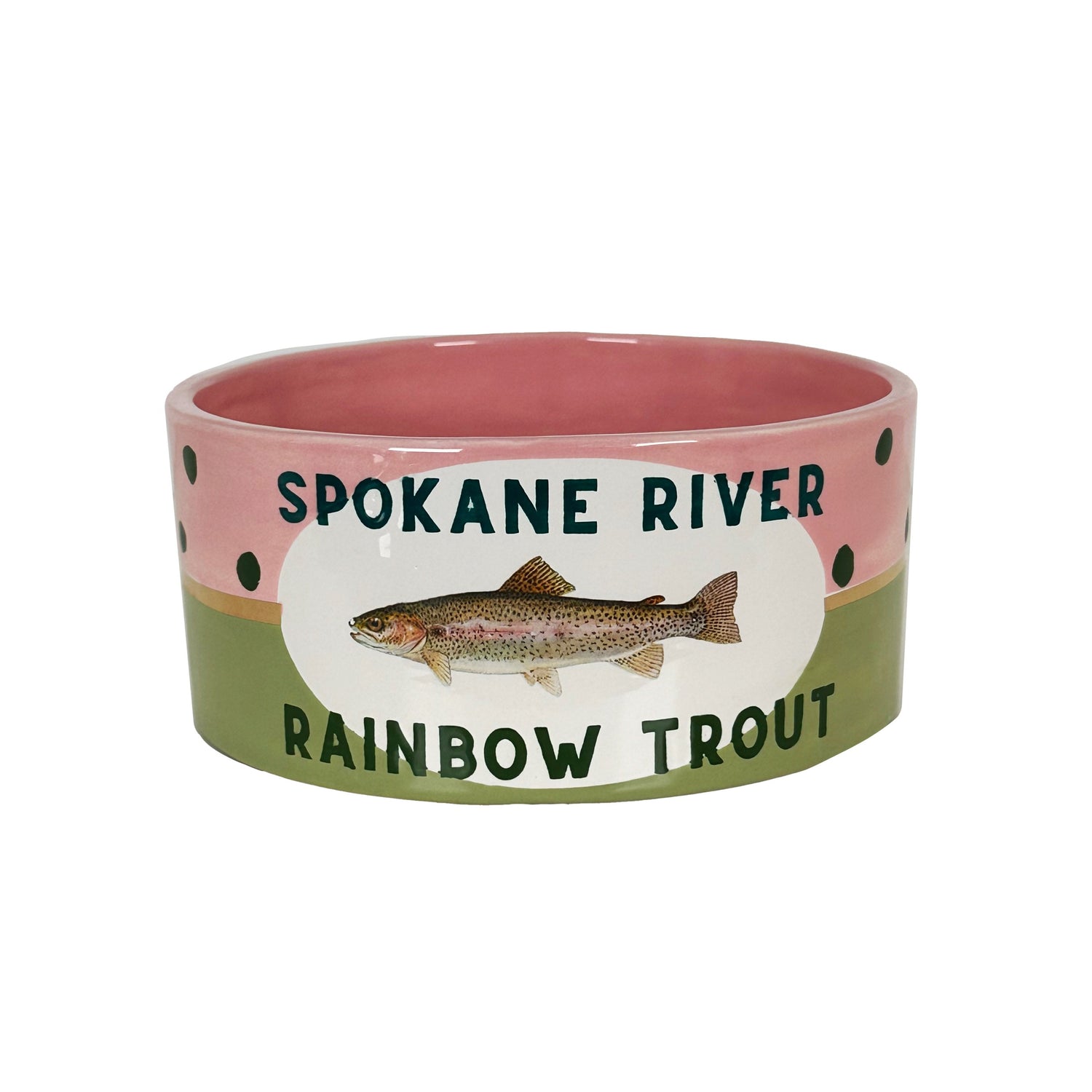 "Canned" Rainbow Trout Vase (Candle or Vase)