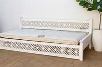 Floral White Moorish Lounge Daybed