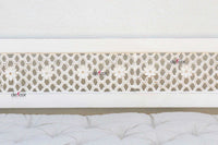 Floral White Moorish Lounge Daybed