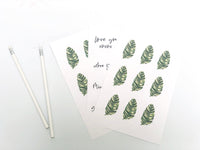 Banana Leaf Stickers