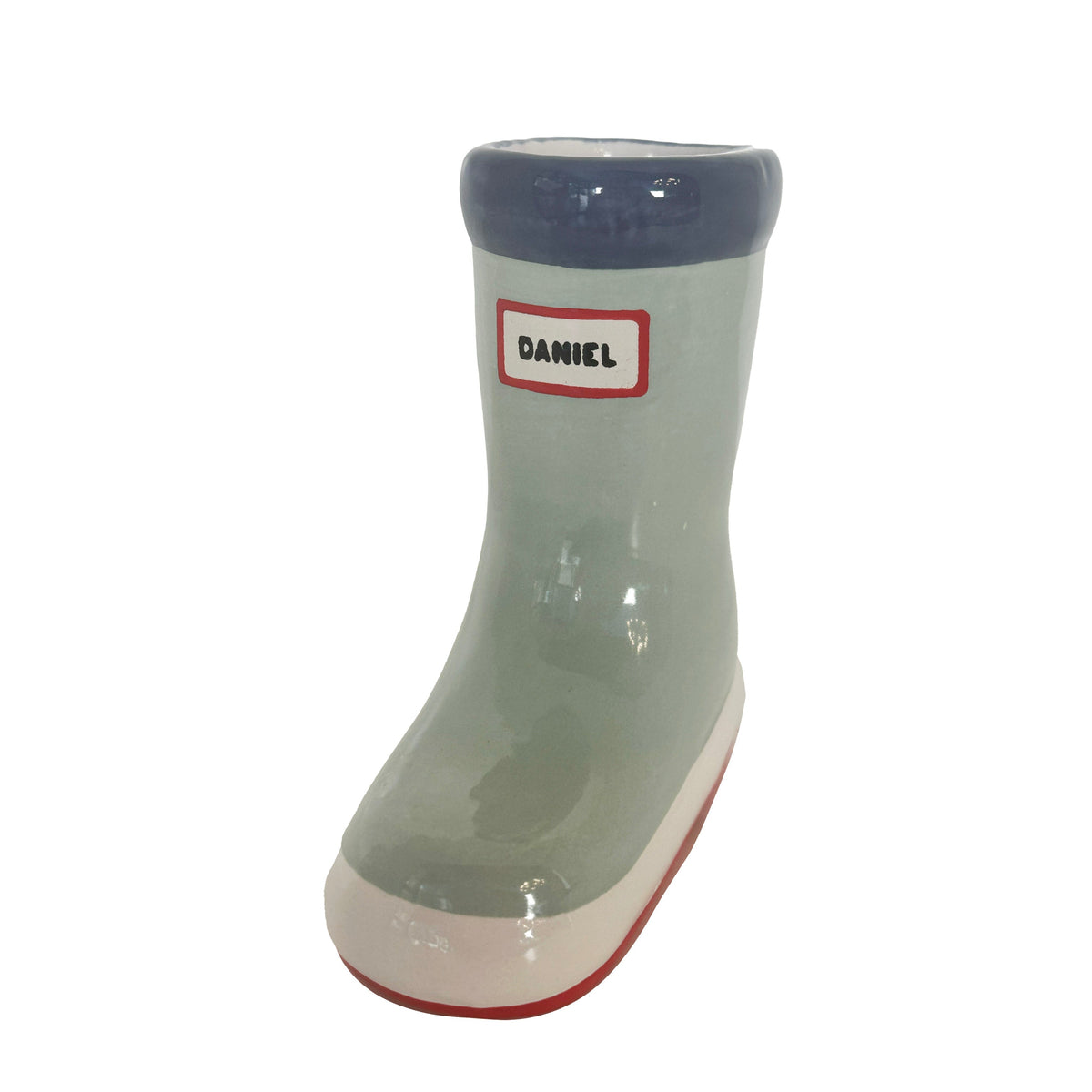 Sage Rainboot Vase in Sage
