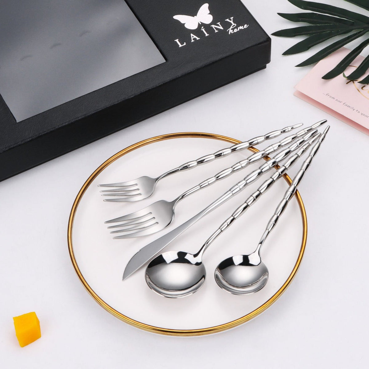 Service for 6 Bundle Flatware in Silver