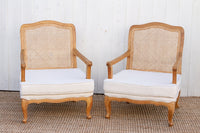 Pair of Provincial French Country Arm Chairs