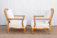 Pair of Provincial French Country Arm Chairs