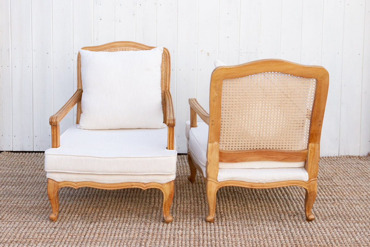 Pair of Provincial French Country Arm Chairs