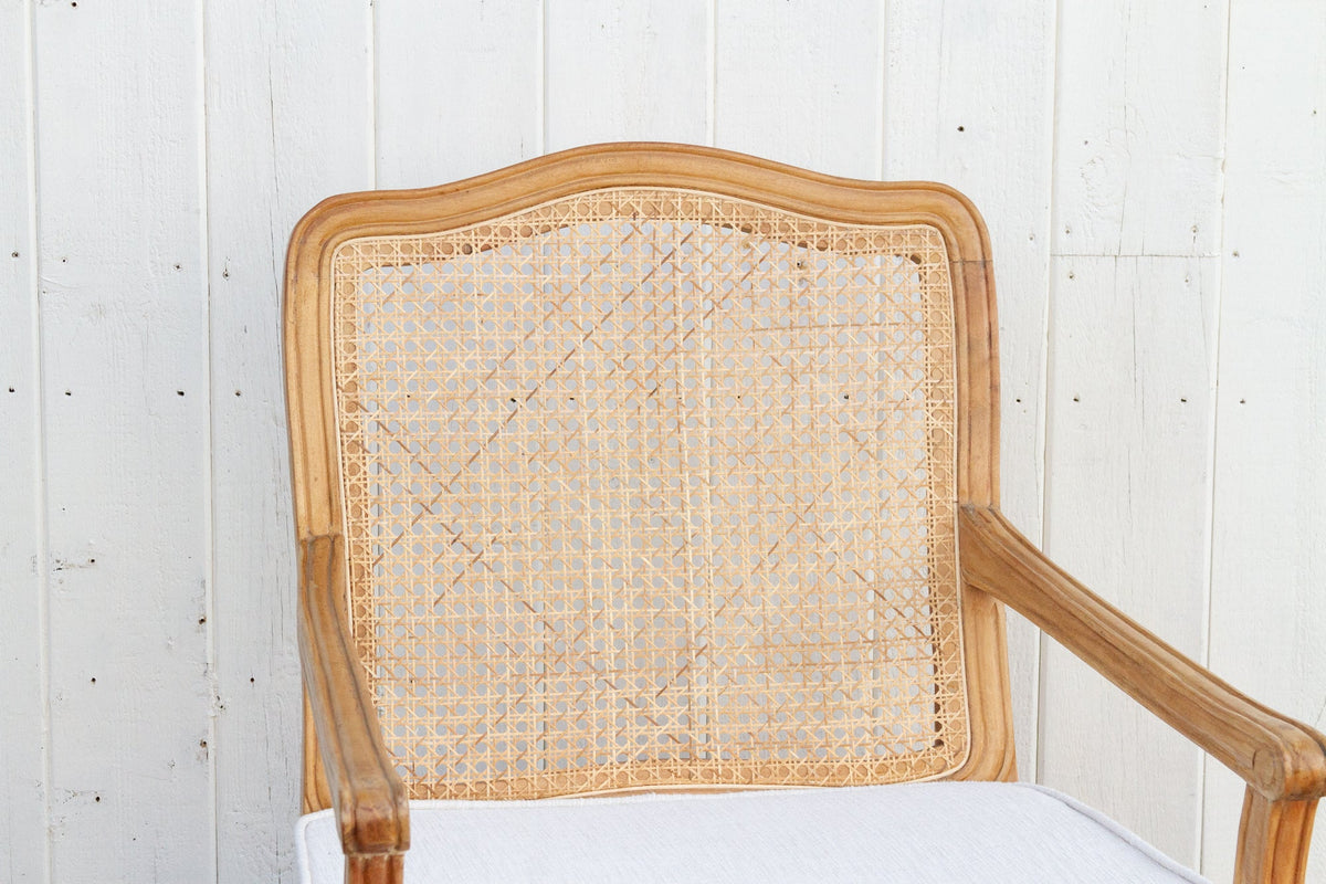 Bleached Wood French Country Armchair