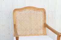 Bleached Wood French Country Armchair