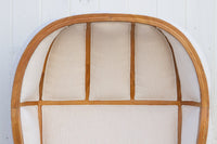 Oversize Bleached & White Canopy Club Chair