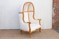 Oversize Bleached & White Canopy Club Chair