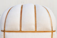 Oversize Bleached & White Canopy Club Chair
