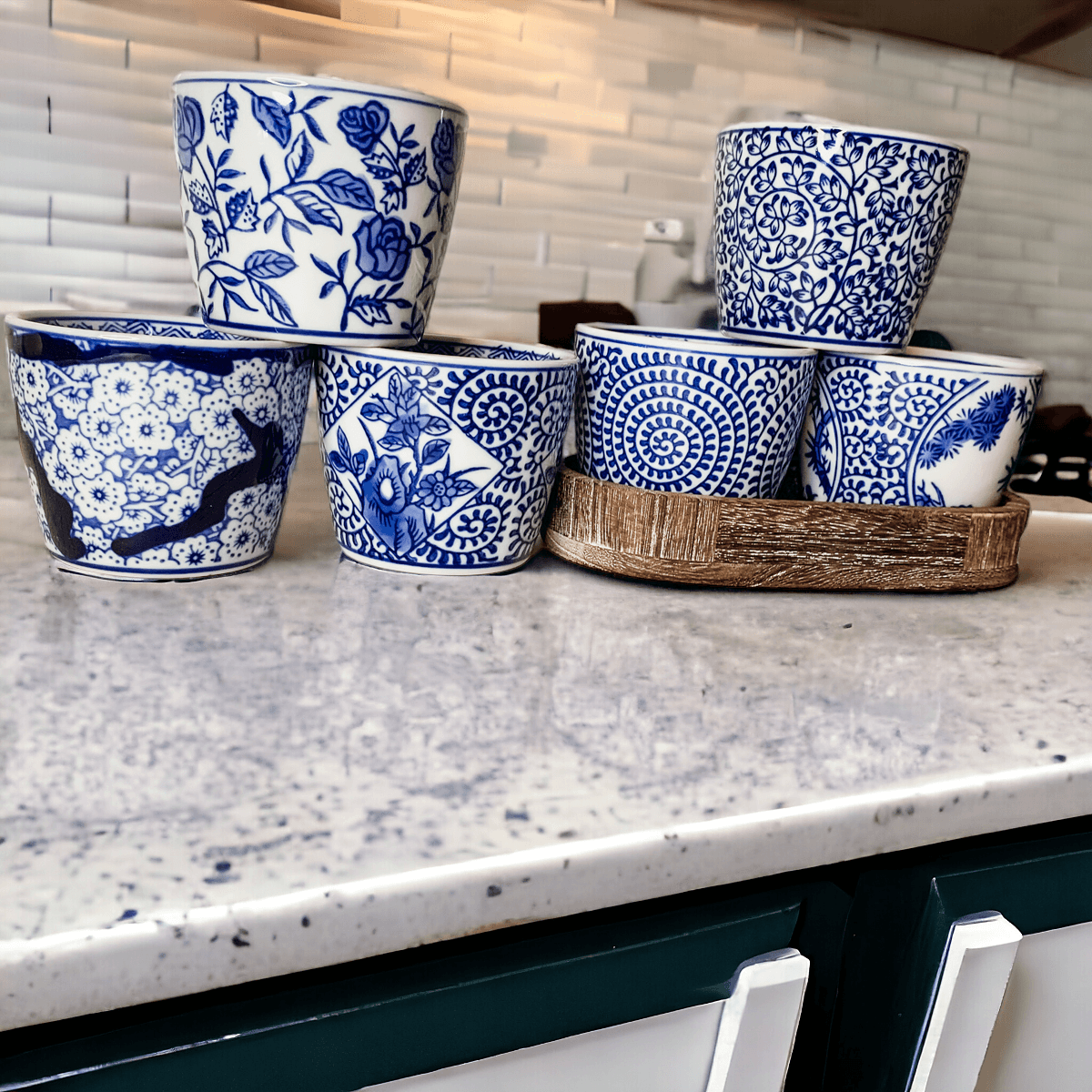 Mini Chinoiserie Cachepots (Various Prints)