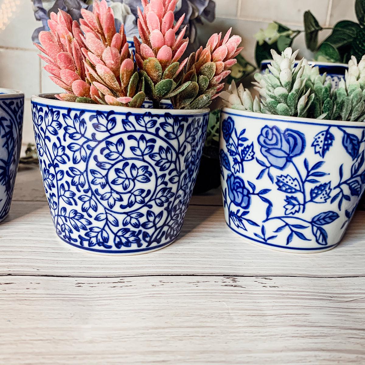 Mini Chinoiserie Cachepots (Various Prints)