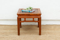 Vintage Hardwood Chinese End Table