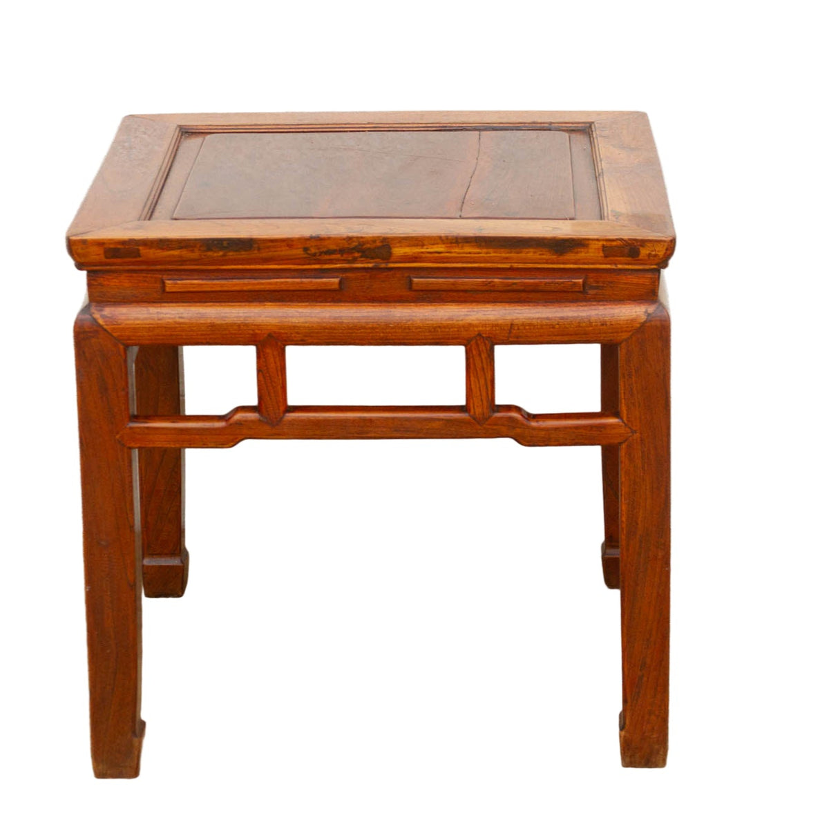 Vintage Hardwood Chinese End Table