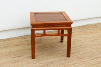 Vintage Hardwood Chinese End Table