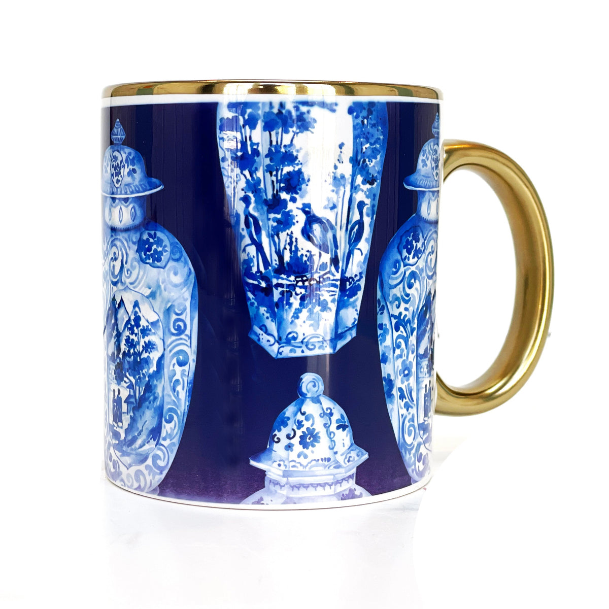 Blue Ginger Jar Coffee Mug