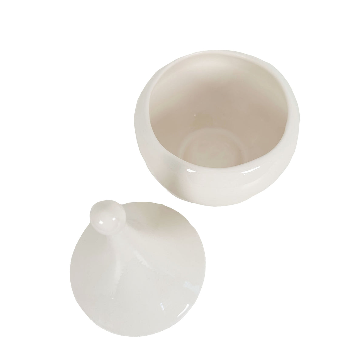 Teardrop Jars in White (Various Sizes)