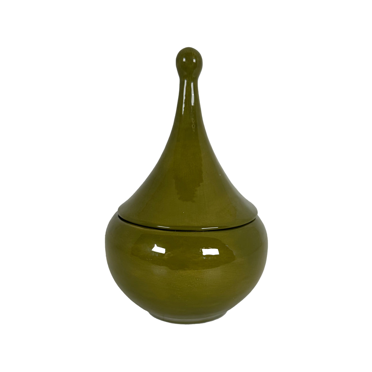Teardrop Jars in Martini Green (Various Sizes)