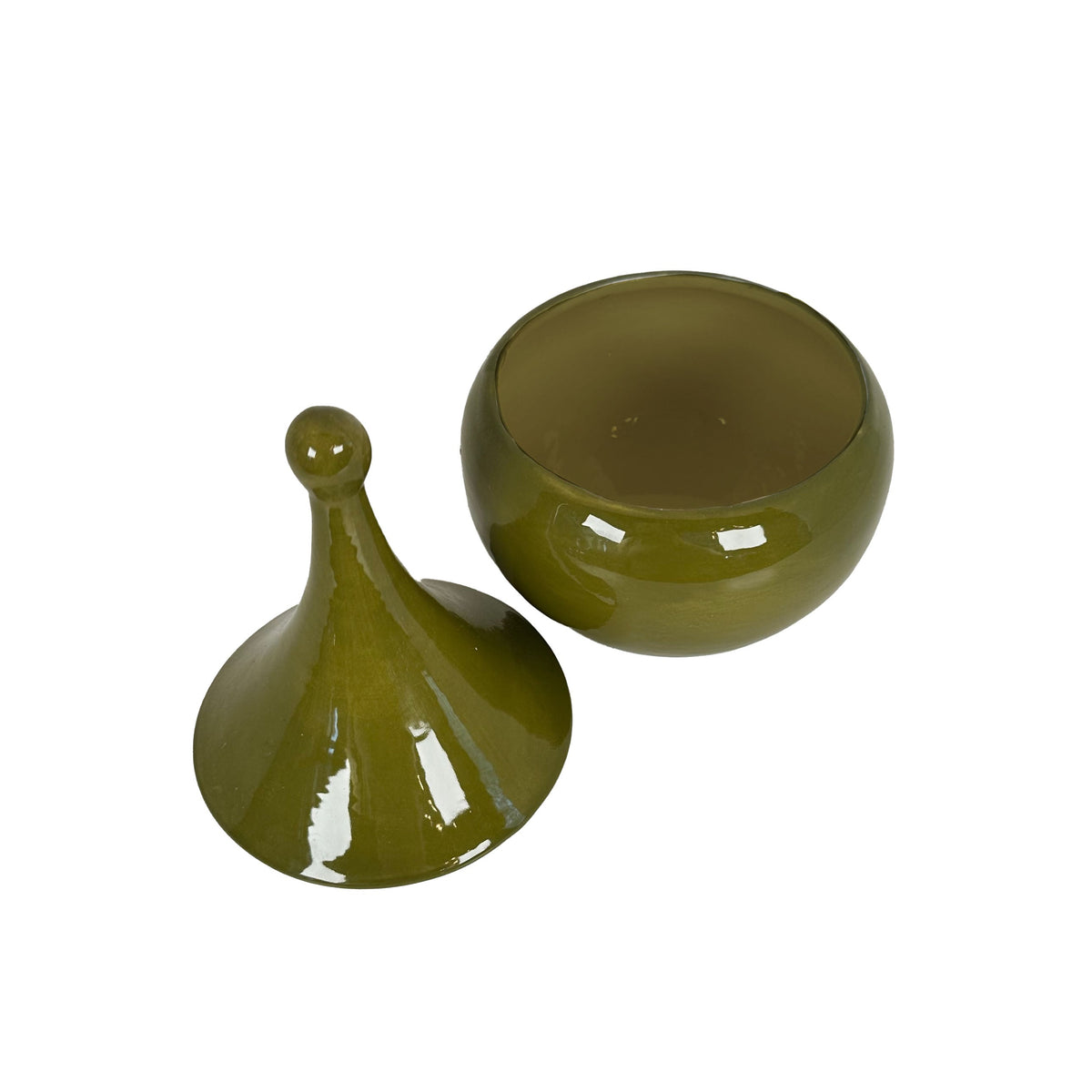 Teardrop Jars in Martini Green (Various Sizes)