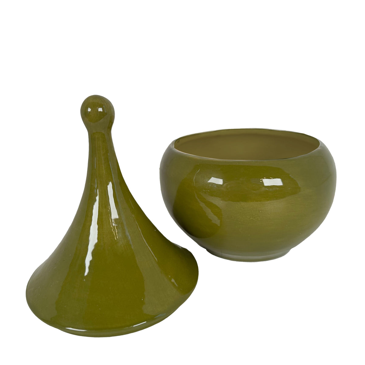 Teardrop Jars in Martini Green (Various Sizes)