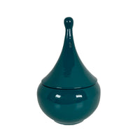 Teardrop Jars in Midnight Teal (Various Sizes)