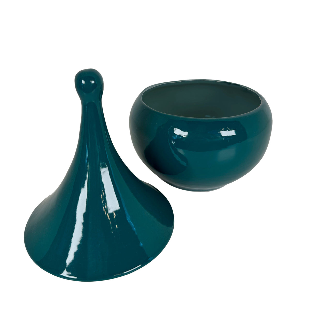 Teardrop Jars in Midnight Teal (Various Sizes)