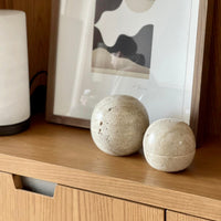 Dot Box, Medium in Travertine