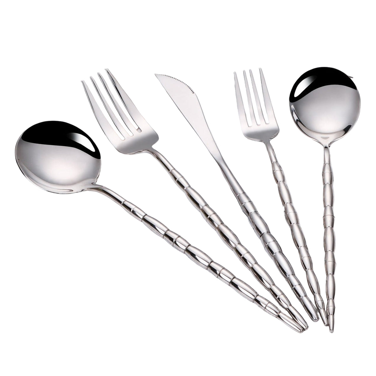 Service for 6 Bundle Flatware in Silver