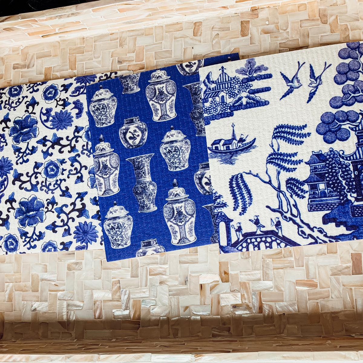 Chinoiserie Multipurpose Kitchen Cloth - Biodegradable (Various Styles)