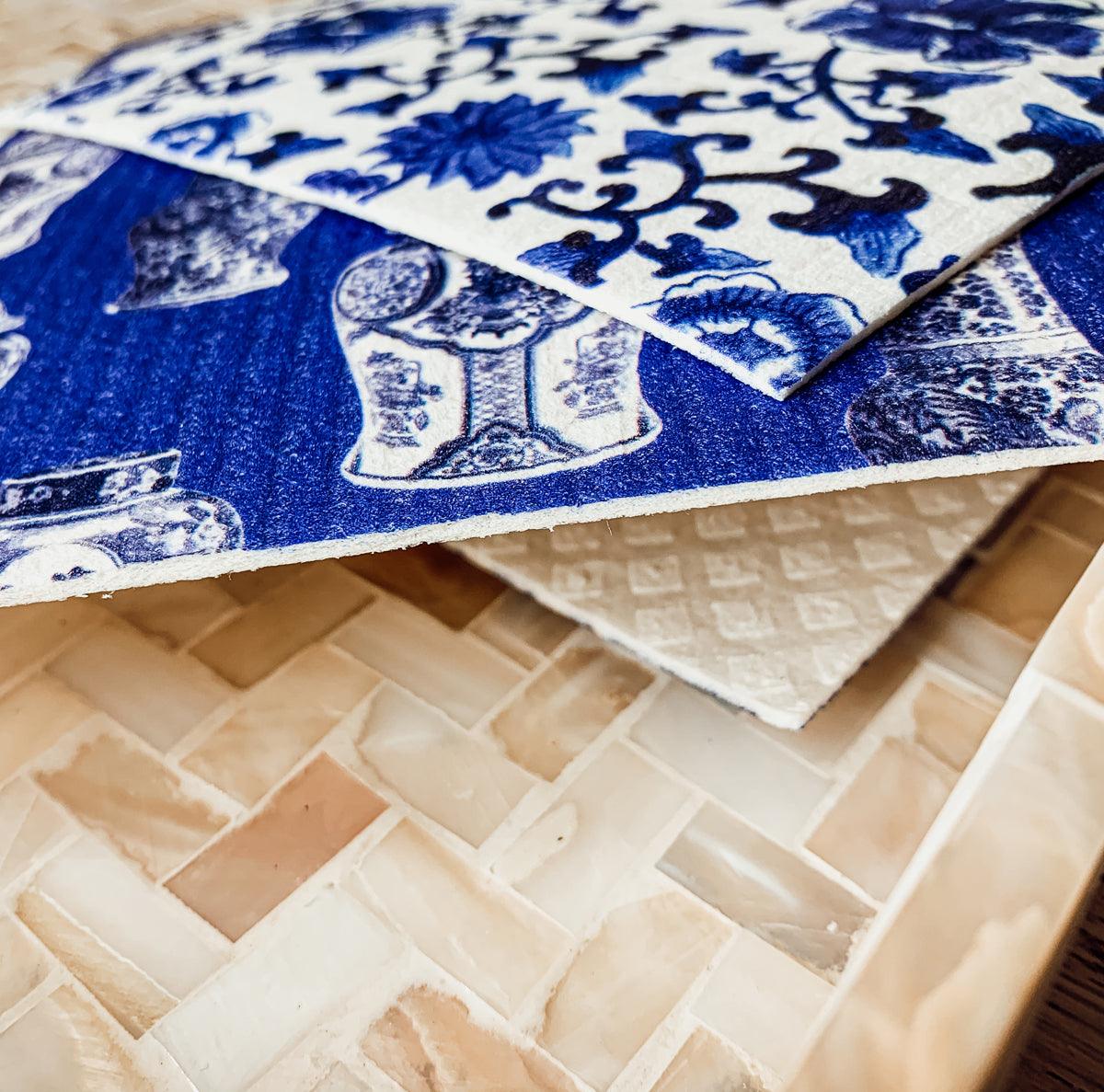 Chinoiserie Multipurpose Kitchen Cloth - Biodegradable (Various Styles)