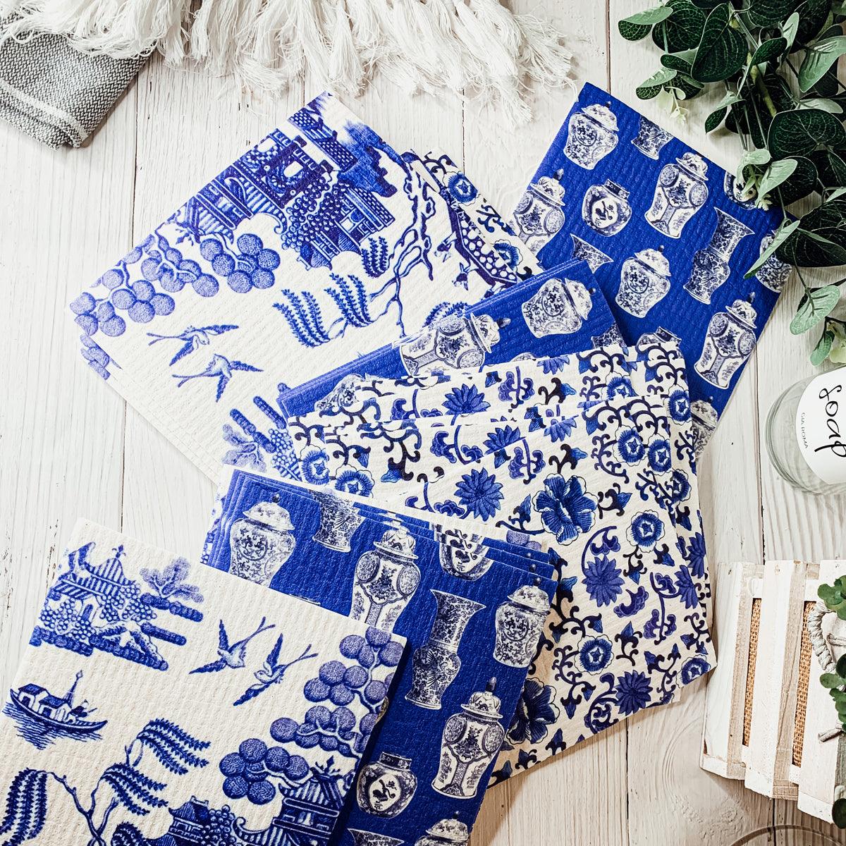 Chinoiserie Multipurpose Kitchen Cloth - Biodegradable (Various Styles)