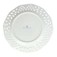 White Pierced Dinnerware