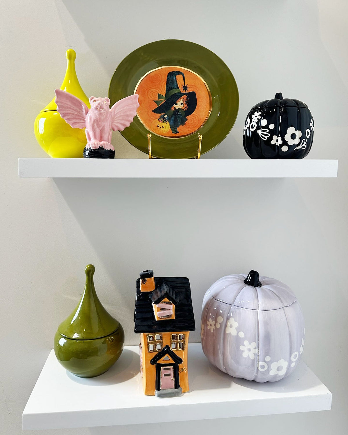 Teardrop Jars in Martini Green (Various Sizes)