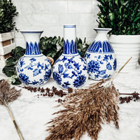 Chinoiserie Mediterranean Canton Vases (Various Styles & Sizes)