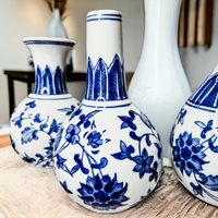 Chinoiserie Mediterranean Canton Vases (Various Styles & Sizes)
