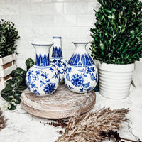 Chinoiserie Mediterranean Canton Vases (Various Styles & Sizes)