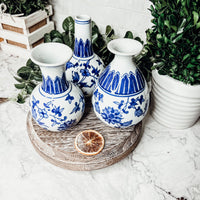 Chinoiserie Mediterranean Canton Vases (Various Styles & Sizes)