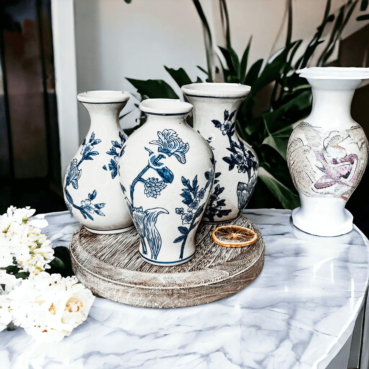 Japanese Floral Vase