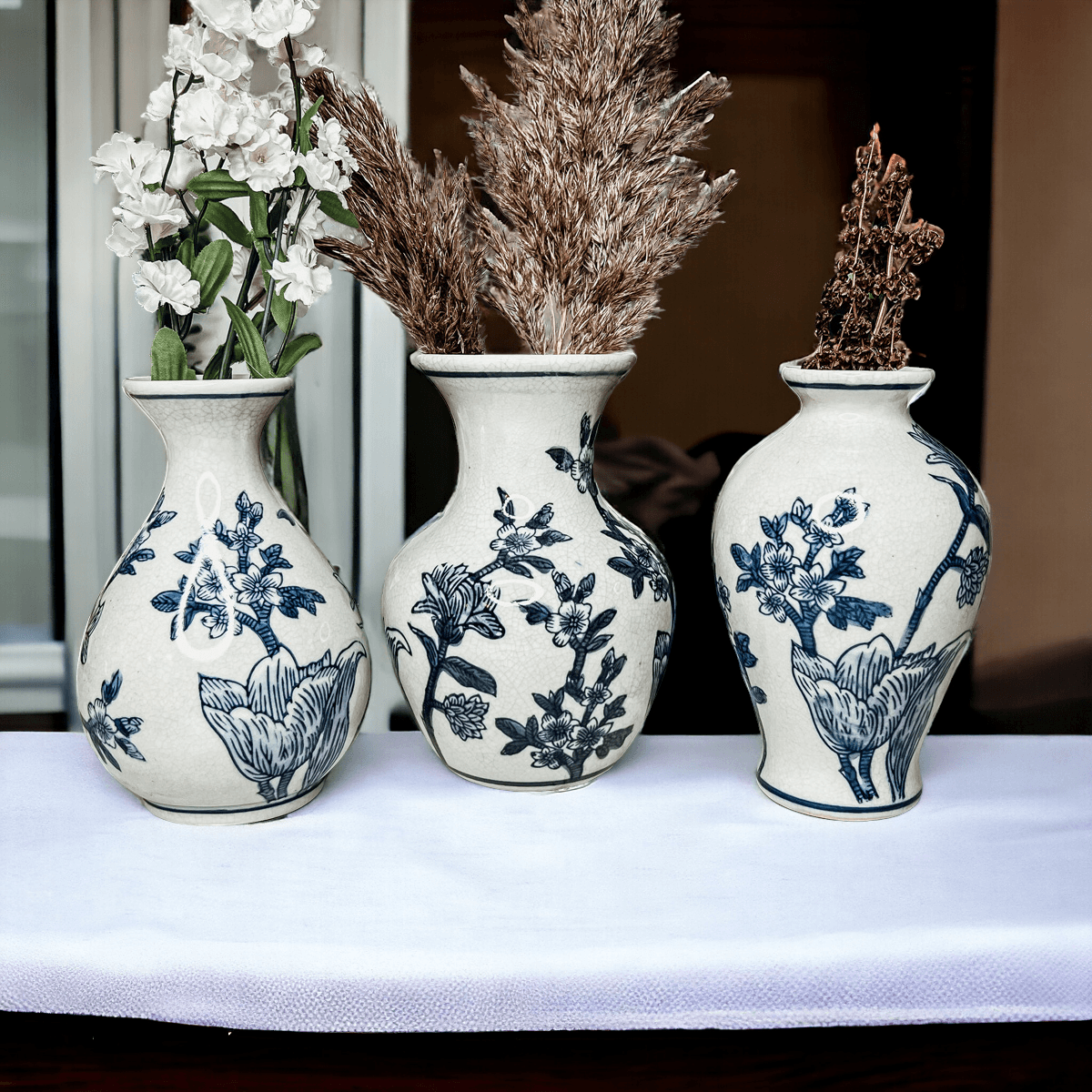 Japanese Floral Vase