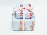 Blue Nutcracker Gift Wrap (Sold as Set w/ Gift Tags or Separately)
