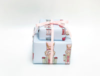 Blue Nutcracker Gift Wrap (Sold as Set w/ Gift Tags or Separately)