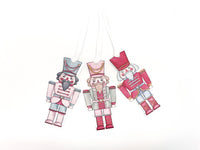 Blue Nutcracker Gift Wrap (Sold as Set w/ Gift Tags or Separately)