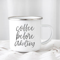 Metal Campfire Mugs 18oz (Various Quotes)