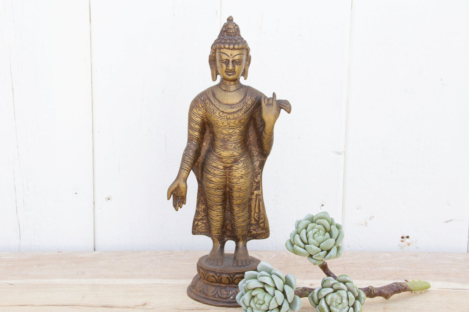 Gautam Buddha Brass Statue